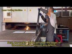 El yapımı mutfak lavabo makinesi için paslanmaz çelik plaka 1500W lazer kesme makinesi