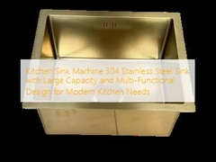 Modern Mutfak İhtiyaçları için Büyük Kapasite ve Çok Fonksiyonel Tasarımlı 304 Paslanmaz Çelik Lavabo