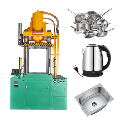 SGS ISO Sertifikalı Hidrolik Yağ Metal Tencere Pres Makinesi