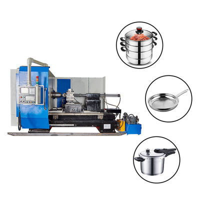Paslanmaz Çelik Tencere ISO Sertifikalı Otomatik CNC Metal İplik Makinesi