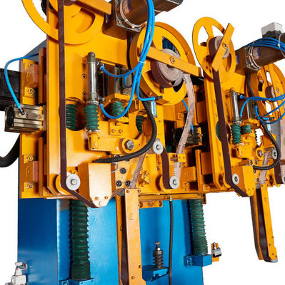 Metal Eşya İçin Dik Zımpara Tencere Üretim Makinesi Çift İstasyonlu