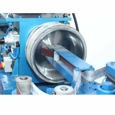 İç Dış İçin Otomatik Paslanmaz Çelik Kaplar Parlatma Makinesi Çift Kafa