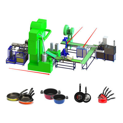 Yapışmaz Paslanmaz Çelik Tencere Yapma Makinesi Hidrolik Otomatik Cnc Delme