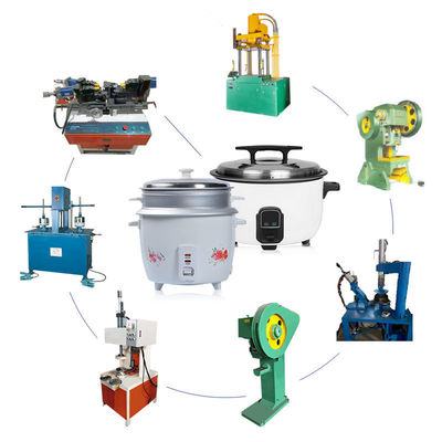 Servo Motorlu Çok Fonksiyonlu Hidrolik Davul Pirinç Pişirici Üretim Hattı