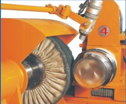 Yüksek hızlı dış cilalama makinesi vakum absorpsiyon yemek malzemeleri cilalama makinesi yemek tenceresi için