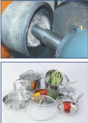 İç Parlatma Makinesi Mekanik Karşılıklı İç Parlatıcı İç Pot Yapma Makinesi 140 dev / dak 200mm