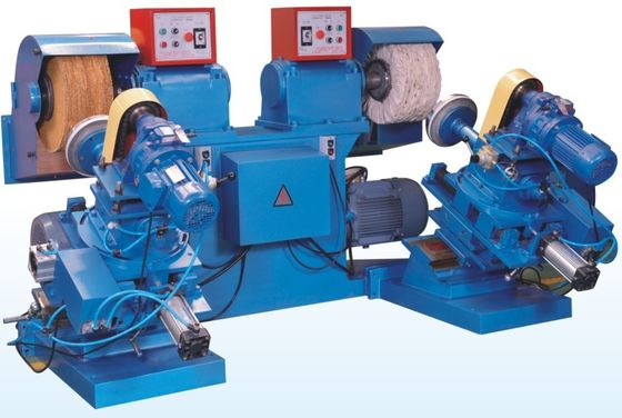 140 dev/dak Metal Kapak/Tencere Kapağı için Dış Parlatma Makinesi Çok İstasyonlu Otomatik Kapak Parlatıcı