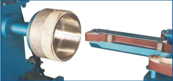 Çift Kafalı Yatay Otomatik İçten (Dıştan) Zımpara Makinesi Metal Eşya/Pişirme Gereçleri için Zımpara Makinesi