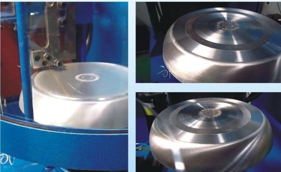 Dış Parlatma Makinesi Metal Kapak Kapağı Parlatıcı Parlatma Makinesi Tencere Kapağı 2000r/dak Vakum Adsorpsiyonu