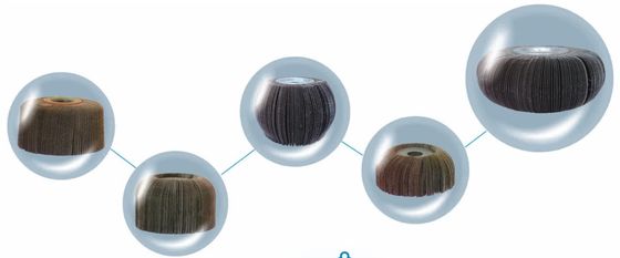 İşe yarar malzemeler Paslanmaz çelik için Flap Wheels Mekanik iç cilalama ve öğütme Flap Wheel