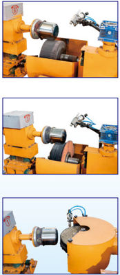 Vacuum Adsorption Cookware Polishing Machine Multi Stations Çömlek için dış cilalama