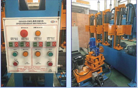 Yüzey cilalama Çift İstasyonlu Çok İstasyonlu NC İç Yapı cilalama makinesi metal malzemeleri için