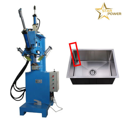 CNC Mutfak Lavabo Makinesi Otomatik Kaynak R Köşe El yapımı Lavabo Baskı Kenarları Bitki Makinesi