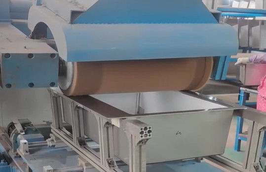 Otomatik Çift Kum Kemerli El Üçgenli Döşeme Makinesi Dökme Tel Çizimi