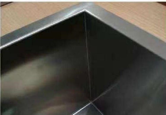 Yüksek Dayanıklılık Mutfak Lavabo Makinesi Köşesi Polonya Kalıplama Kare Köşeli kaynak makinesi