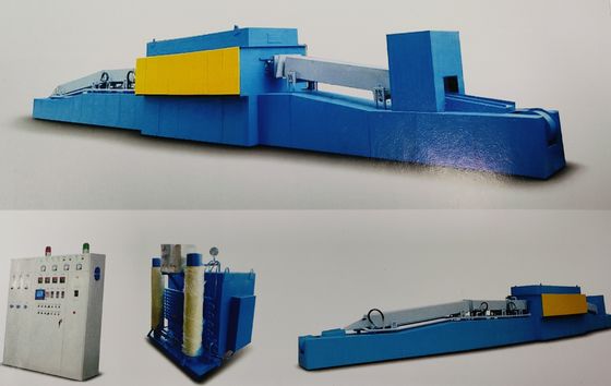 Koruyucu atmosfer cihazı ile metal malzemeler için sürekli parlak kaynatma fırını