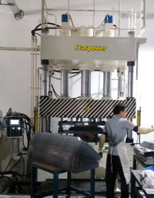 Mekan aletlerinin CNC ters germe süreci için hassas hidrolik baskı