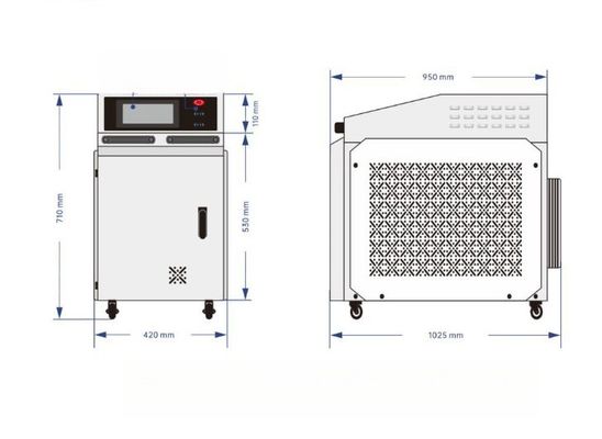 Sınırlı kaynak deneyimi için taşınabilir indüksiyon kaynak makinesi