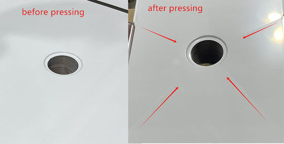 CNC Özel Hidrolik Güçlü Eğim Makinesi Paslanmaz Çelik Metal Yapı Lavabo Yapısı