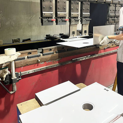 Gelişmiş Kontrol Sistemleri 201 ve 316L El yapımı lavabolar için çift kaliteli paslanmaz çelik CNC bükme makinesi