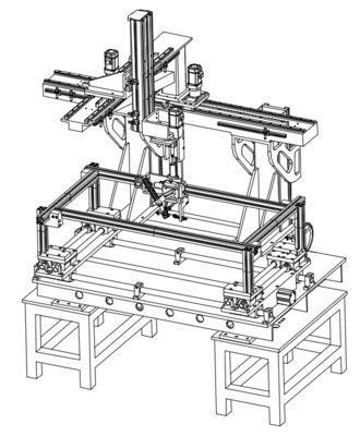 Endüstriyel için Yüksek Performanslı Çok Eksenli CNC İç Kenar Kaynaklama Özel Makine