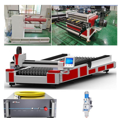 Çelik bobinleri ve çeşitli metal bobinleri için otomatik tam bir çok fonksiyonel lazer kesme ekipman seti