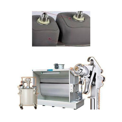 El yapımı lavabo yüzeyi için otomatik çelik plaka boyama makinesi