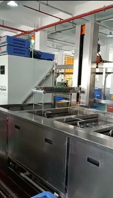 Karmaşık metal parçalar için ultrasonik teknoloji ile endüstriyel temizlik ve kurutma ekipmanları