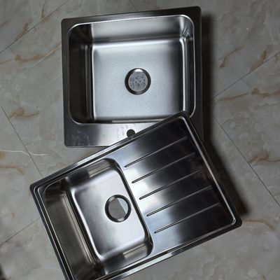 Fırçalı Nano Kaplı Paslanmaz Çelik 304 Lavabo Alt Dağı Paslanmaz Çelik Lavabo Çift Lavabo Büyük Kaplar Mutfak Lavabo Makinesi