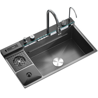 Dayanıklı Kuvars Anti Splash Çizik Kanıtı İşlek Mutfaklar İçin Kolay Temiz Masaüstü Lavabo