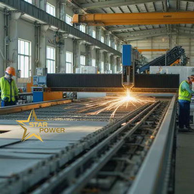 Yüksek Güçlü Kalın Plaka Özel Yüksek Istikrarlı Metal Lazer Kesme Makinesi