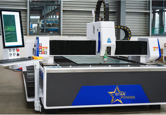 Hızlı Yüksek Güçlü 3000w CNC Metal Lazer Kesme Makinesi Özel Olarak Yapılabilir