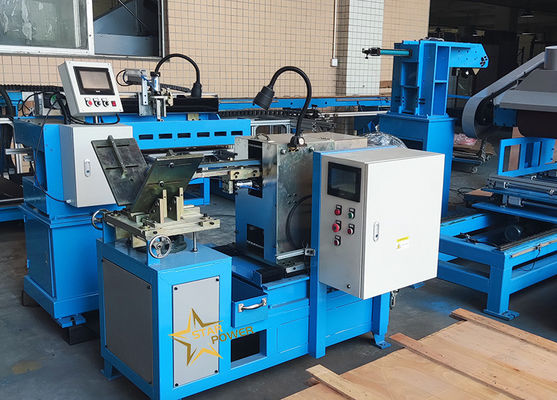 Otomatik CNC yatay öğütme makinesi, iç dikey dikişler ve yuvarlak köşeler için tasarlanmıştır.