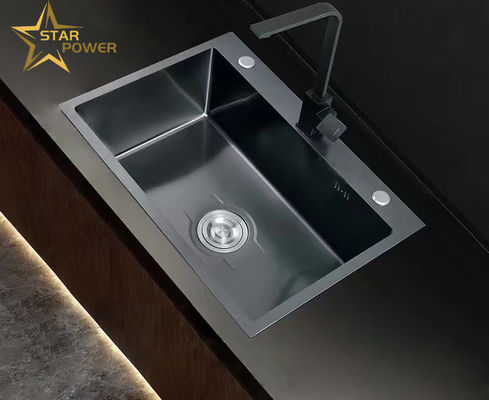 Özellikler Özel 304 Paslanmaz Çelik El Yapımı Lavabo