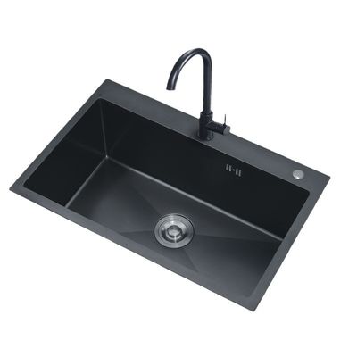 İyi fiyat Paslanmaz Çelik Mutfak El Lavabo Büyük Tek Lavabo Özel çevrimiçi