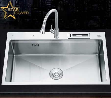 Paslanmaz Çelik Lavabo Ev Mutfağı Sahnede ve Dışarıda Özel