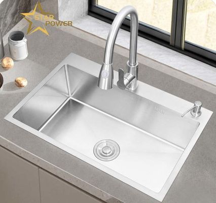 Yumuşak Dayanıklı Paslanmaz Çelik El Lavabo Mutfak Aygıtı