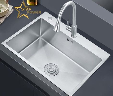Elle Pürüzsüz Çelik Mutfak Lavabo
