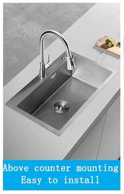 Elle Pürüzsüz Çelik Mutfak Lavabo