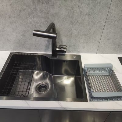 304 Paslanmaz Çelik Çifte Kasa Mutfak Lavabosu Aksesuarlar ile