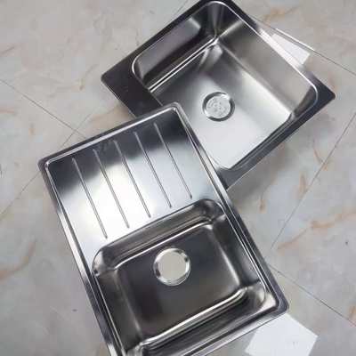 304 Paslanmaz Çelik Çift Gözlü Mutfak Evyesi ve Süzgeç