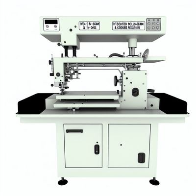 İki - Bir Arada Entegre Yuvarlama Dikiş ve Köşe Presleme Makinesi