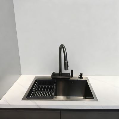 İyi fiyat Lüks 316 Paslanmaz Çelik Mutfak Lavabosu 250-300mm Kase Derinliği ve 1.8-2.0mm Kalınlaştırılmış Panel çevrimiçi