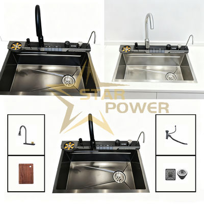 El Yapımı Ekstra Kalın 4.0mm 304/316 Paslanmaz Çelik Özel Mutfak Evyesi