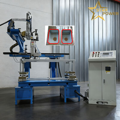 CNC Kontrollü Paslanmaz Çelik Lavabo Kaynak Makinesi El yapımı Lavabo Panelleri için Pnömatik Bağlama ve 220V Voltajlı