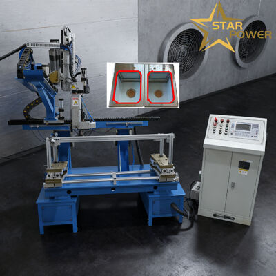 Çelikten el yapımı lavabo panelleri için 220V voltaj ve 400W güç ile CNC kontrol Argon Arc kaynak makinesi