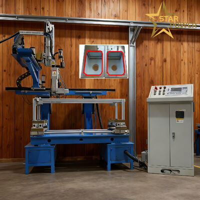 CNC Yüksek Verimli Dört Taraf Kaynak Makinesi, Tek Tıklamayla Başlatma ve Metal Şekillendirme için Hassas Kaynak