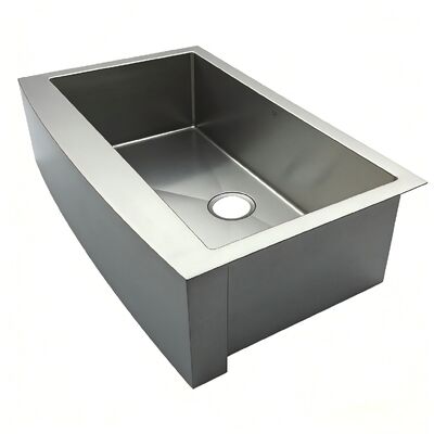 Premium 304 Stainless Steel Undermount Kitchen Sink with Scratch Resistant and Easy to Clean Single Basin Design