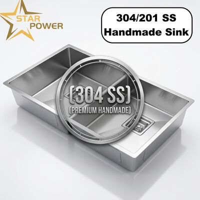 Kalite Yukarı Montaj / Drop-in Mutfak Lavabo 18 Ölçüm 304 SS Çift Kasa Mutfak Lavabo Yukarı Montaj 1000mm 300mm Ekstra Derin Havza Kişisel Lavabo Derinliği Mümkün Kişisel Çelik Ölçüm Mümkün fabrika