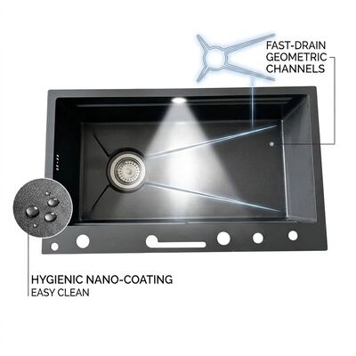 İyi fiyat Drop-In 32x19 Double Bowl Kitchen Sink SUS304 18 Gauge with Faucet Holes çevrimiçi